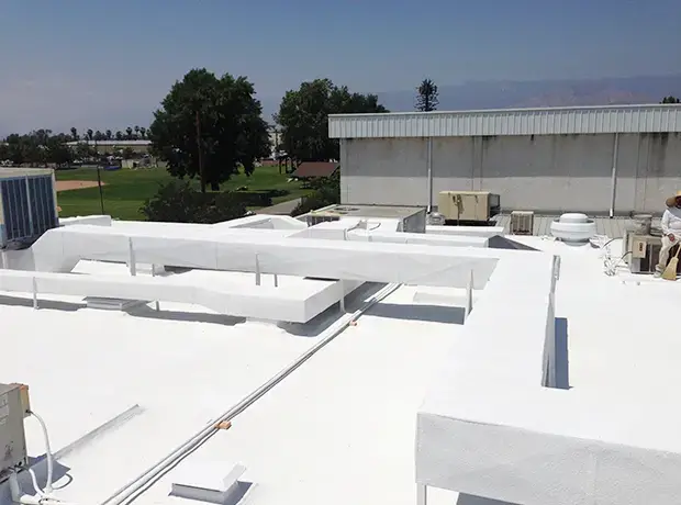 High Quality Urethane Foam for Commercial Building Professional Spray Foam Roofing Services in Highland, CA