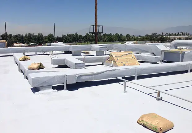 Roof Insulation Coating Services Company Lake Elsinore Durable Spray Foam Roofing Lake Elsinore, California