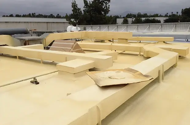 Commercial Spray Polyurethane Roof Repair Inland Empire