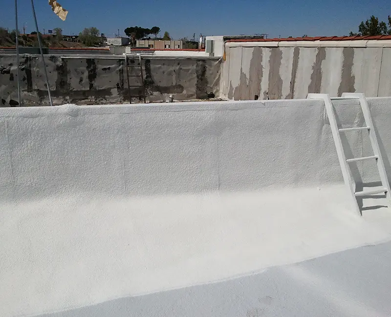 Spray Polyurethane Foam Roofing System for Commercial Building