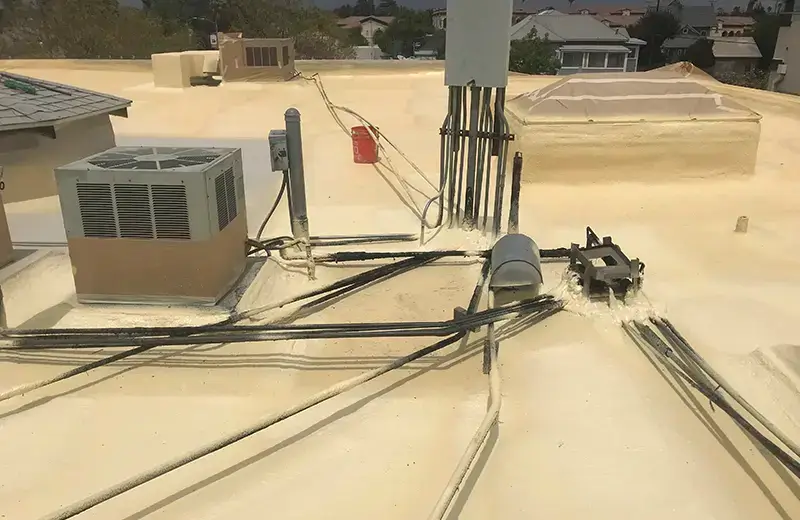 Spray Foam Roof Insulation Project Riverside, California