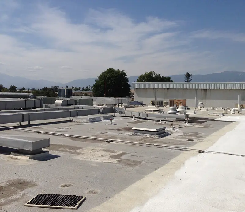 White Roof Coating with Polyurethane Foam White Roof Insulation Coating near Montclair, CA