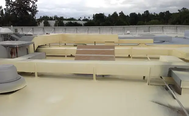 Spray Foam Roofing Inspection & Certification Commercial Foam Roof Spray Palm Springs California