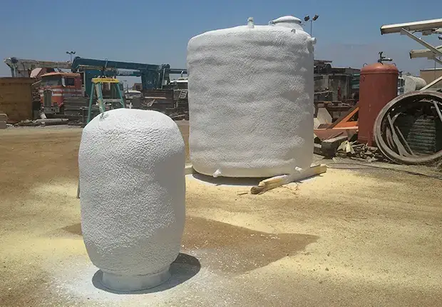 Water, Wine, Grease & Solar Storage Tanks Coating Pomona Spray Polyurethane Storage Tank Insulation in Pomona