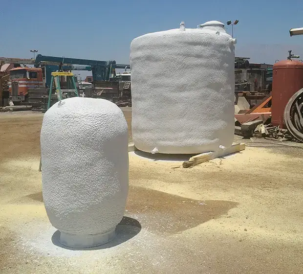 Spray Polyurethane Coating for Storage & Chemical Tanks Commercial Storage Tank Insulation San Bernardino, CA