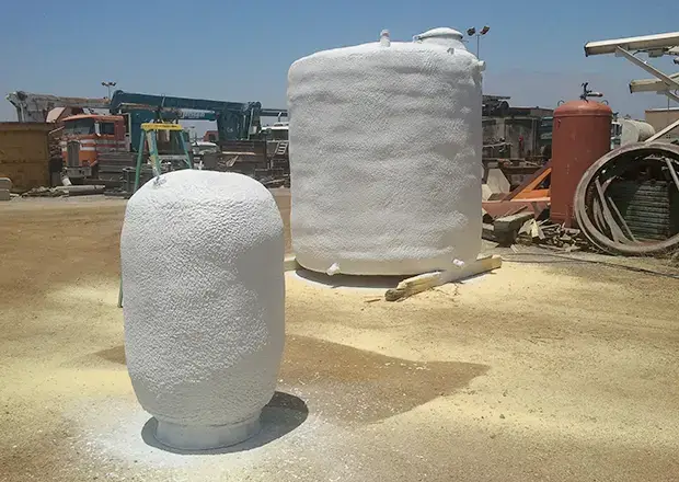 Spray Polyurethane Storage Tanks Coating Yucaipa Storage Tank Insulation Contractor near Yucaipa, CA