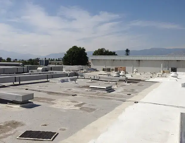White Roof Coating with Polyurethane Foam Pomona Residential Polyurethane Spray Foam Specialists Pomona